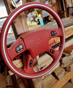 99–06 Chevy Silverado/GMC Custom Wrapped Steering Wheel for Sale
