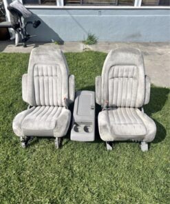 chevy obs grey bucket seats and center console