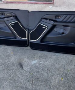 Custom black Escalade platinum door panels