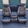Buy Chevy Silverado GMC Sierra black leather seats Crew Cab 07-13