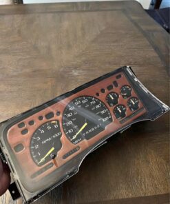 Obs 95-98 wood grain cluster with red leds all gauges work.