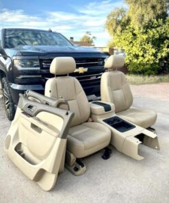 2007-2013 Silverado Leather Seats, Center Console, Door Panels for sale