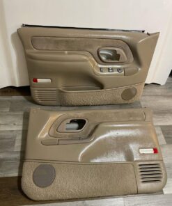 1995-1998 CHEVY SILVERADO, GMC SIERRA, SUBURBAN, TAHOE, GMC DOOR PANELS SET, TAN COLOR