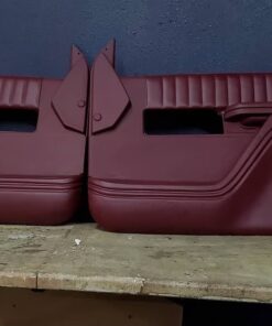 88-94 OBS Chevy Silverado maroon custom door panels